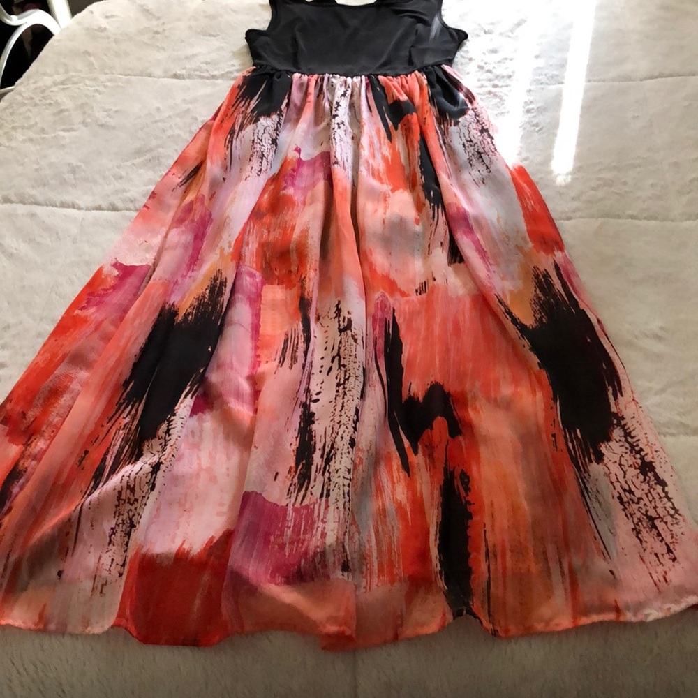 Apt 9 - Black / Orange Dress